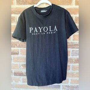 Black Graphic Short Sleeve Tee — Men's Casual Shirt